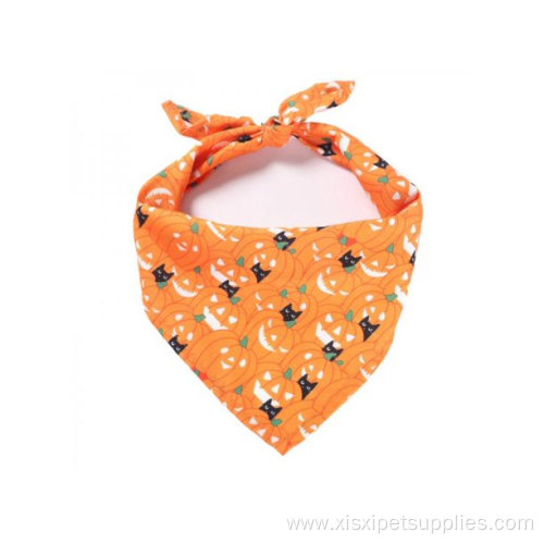 Halloween Dog Bandana, Halloween Pet Scarf Handkerchiefs